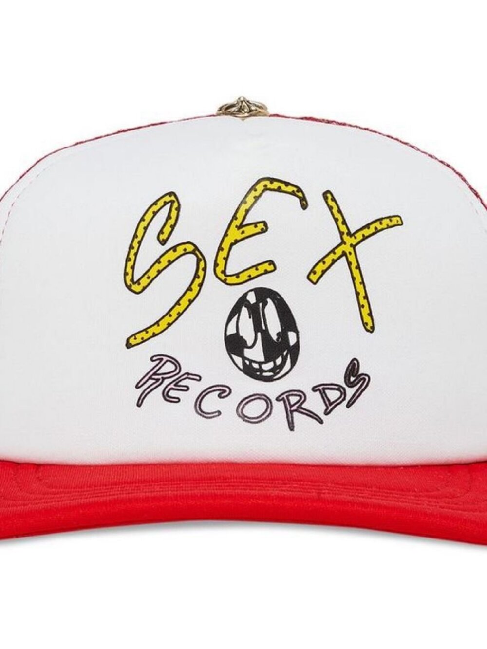 Chrome Hearts Men's White and Red Hat